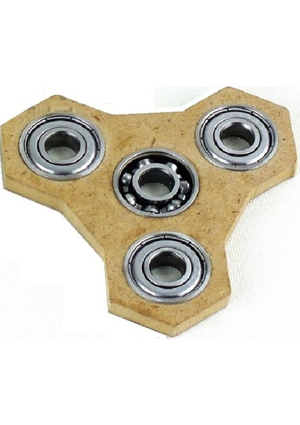 Stres Çarkı Sağlıklı Doğal Ahşap Hand Spinners Model 3