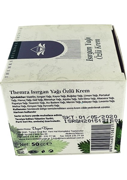 Isırgan Yağı Özlü Krem