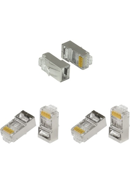 FNW-RJ4522N RJ-45 Metal FTP Altın Uç Konnektör