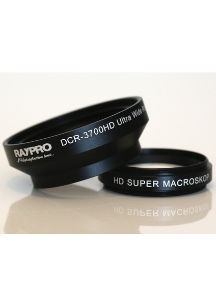 DCR-3700HD 37mm 0.70x Ultra Geniş Açı + Makro Lens