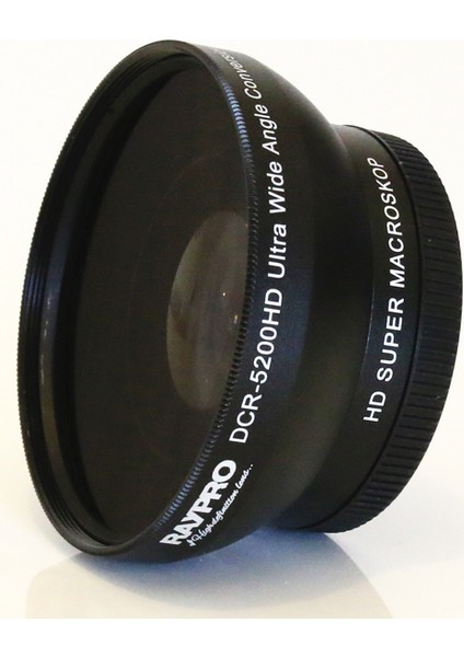 DCR-5200HD 52mm 0.45x / 0.70x Ultra Geniş Açı + Makro Lens