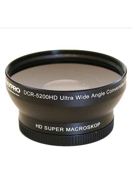 DCR-5200HD 52mm 0.45x / 0.70x Ultra Geniş Açı + Makro Lens