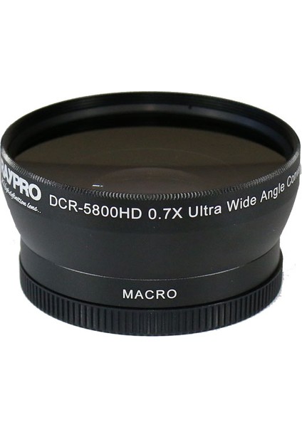 DCR-5800HD 58mm 0.70x Ultra Geniş Açı + Makro Lens