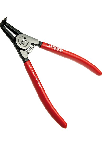 55-030 A01 3-10 Mm Dış Segman Pensesi Eğri Ve Yaylı 135 Mm