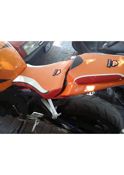 Dot Cycle Honda CBR 1000 RR Repsol 2008/2014 Modellere Uyumlu Gerçek Deri Koltuk Kılıfı Takımı