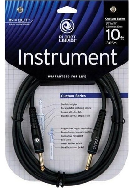 PW-G-10 Enstrüman Kablosu (3,05 m)