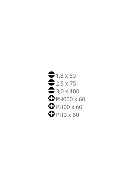 862622 Micro Line Elektronikçi Klemens Tornavida Takımı 6 Parça