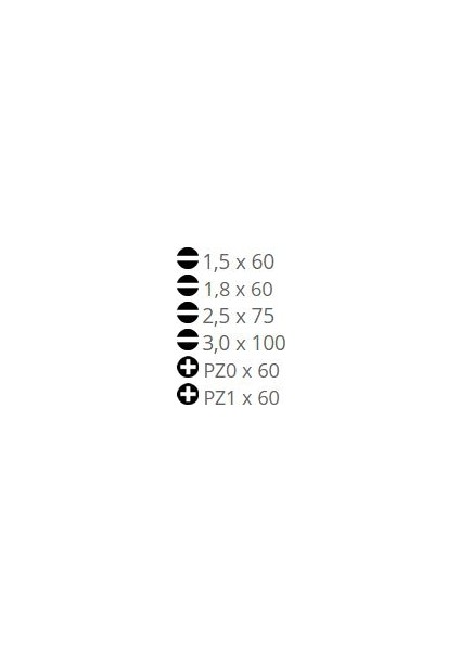 862652 Micro Line Elektronikçi Klemens Tornavida Takımı 6 Parça