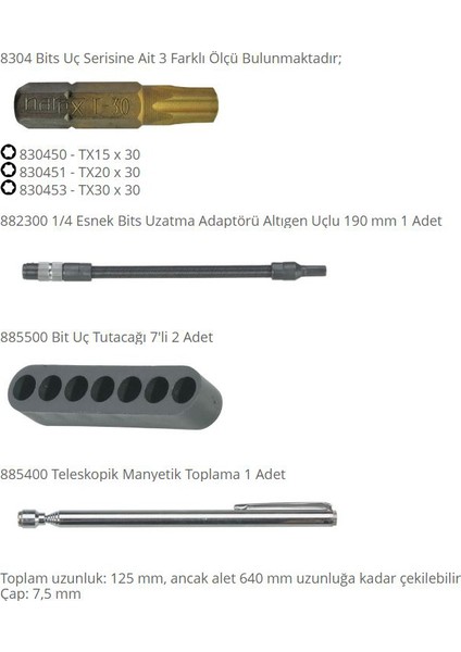 862104 Tornavida Takımı Çantalı fırsatları