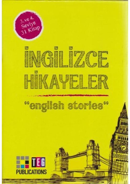 İngilizce Hikayeler 3. ve 4. Seviye 31 Kitap Takım
