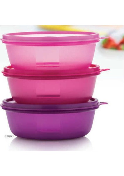 Üç Şekerpare 600ml Pembe