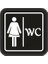Wc Tabela - Wc Bayan - Led Işıklı Tabela 1