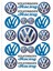 Volkswagen Sticker Seti 1