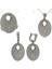 Zirkon Taslı Oval Set 1