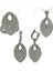 Gümüş Zirkon Taşlı Mekik Set 1