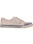 Kadın Vegan Deri Bej Sneakers - I Never Sleep Tasarım 3