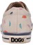 Kadın Vegan Deri Bej Sneakers - I Never Sleep Tasarım 6