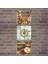 Ahşap Tablo Gemi Dümeni Pusula Baskılı 14X14 Cm 3 Parça 1