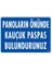 Pvc İkaz Levhası 25X35 Kod:1128 1
