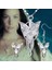 Lord Of The Rings Arwen Evenstar Akşam Yıldızı Elf Zirkon Kolye Küpe Set 1