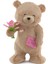 Sevgiliye Hediye Fluffy For You Çiçekli Ayı 55 cm 1