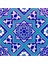 20x20 Cm Ac 12 Selçuk Yıldız Geçme Desenli Çini Karo 1