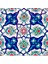 20x20 Cm Ac 27 Kütahya Çini Rumi Desenli İznik Çini Karo 1