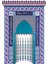 180x290 KS-26 Laleli Çini Mescit Mihrap Cami Mihrapları 1