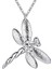 Kolye Dragonfly Gümüş Kaplama Yusufçuk Kolye 3118 Bc 1
