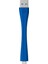 Memory-Flex Micro USB Kısa Şarj Kablosu 10cm Mavi 1