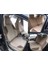 Volkswagen Golf 5- 2004 sonrası bej renk Araca Özel Dikim Oto Koltuk Kılıfı NanoTech Kir, Leke Tutmaz Tay Tüyü Kumaş 1