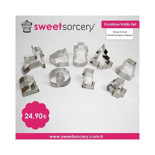 Sweetsorcery Yılbaşı Temalı Kurabiye Kalıbı Seti Fiyatı