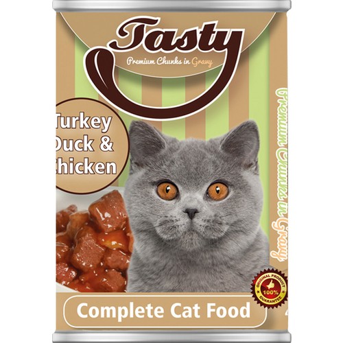 Tasty Hindili Ördekli Tavuklu Kedi Konserve Yaş Maması 415 Fiyatı
