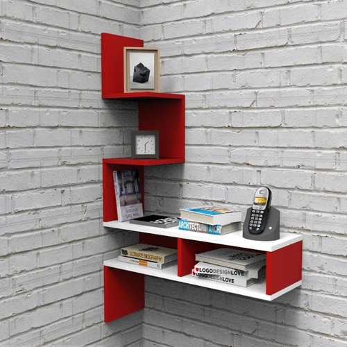 Yurudesign Modern Cell Köşe Duvar Rafı Kitaplık Fiyatı Yurudesign Modern Cell Köşe Duvar Rafı Kitaplık Fiyatı