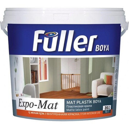 fuller expo mat ic plastik boya 20 kg beyaz fiyati