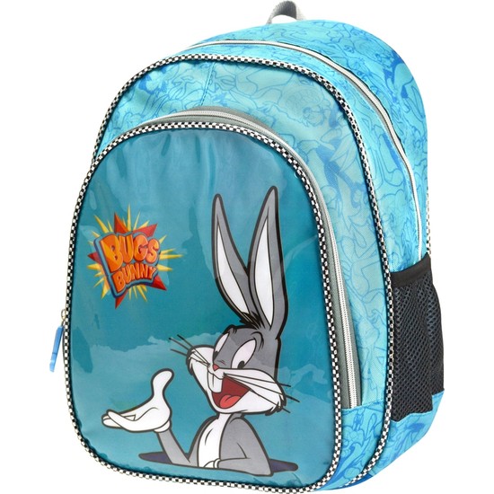 Lt Bugs Mavi İlkokul Çantası Tek Gözlü Fiyatı Taksit