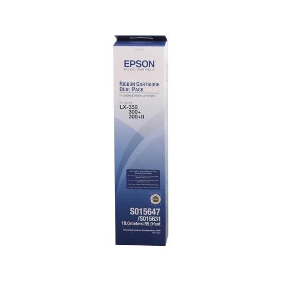 Epson LX-350-S015647 Orjinal Şerit 2'li Paket