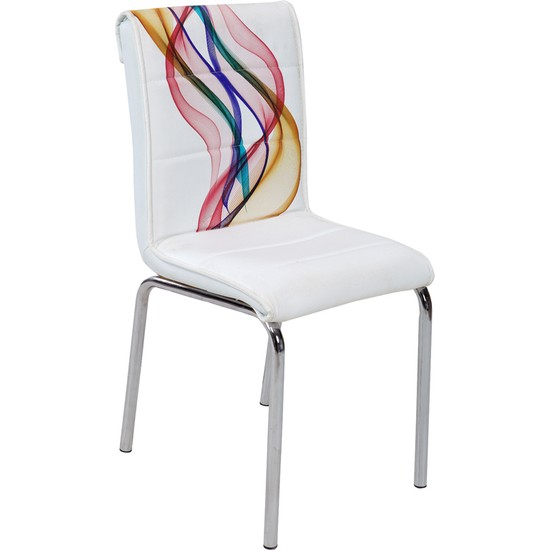 Evistro Paslanmaz Krom Ayaklı Deri Sandalye 6 Adet Fiyatı