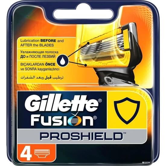 Gillette Fusion Proshield 4' Lü Yedek