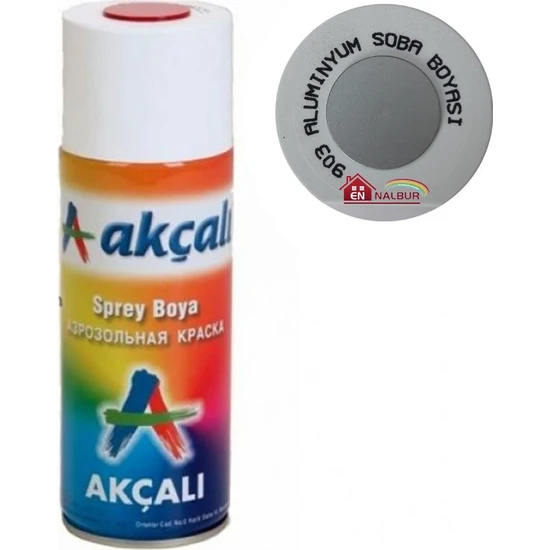 Akçalı Sprey Boya 400 Ml 903 Alüminyum Soba Boyası