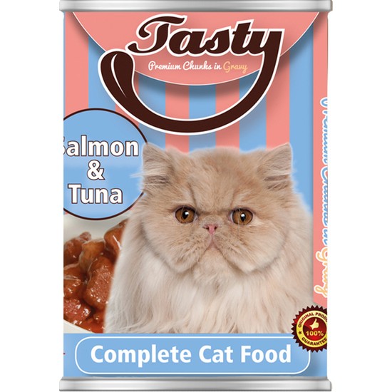 Tasty Somon Tuna Balıklı Kedi Konserve Yaş Maması 415 GR Fiyatı