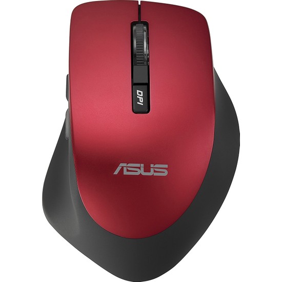 Asus WT425 Kablosuz Optik Sessiz Tıklama Özellikli Kırmızı Mouse