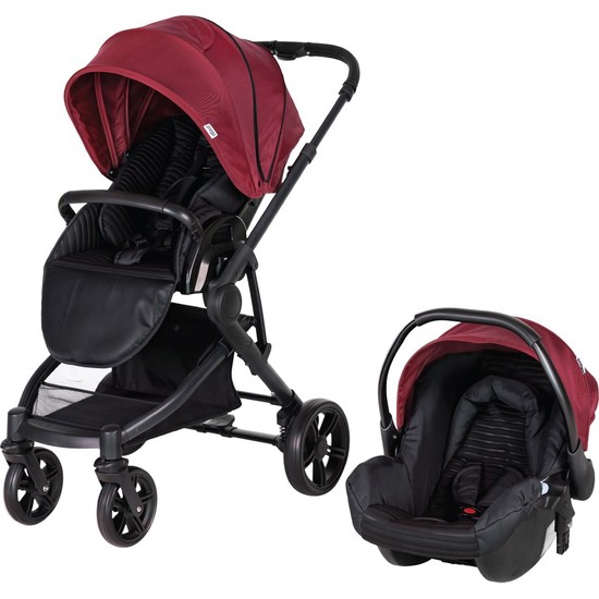 Prego 2042 Titan Travel Set Bebek Arabası Bordo Fiyatı