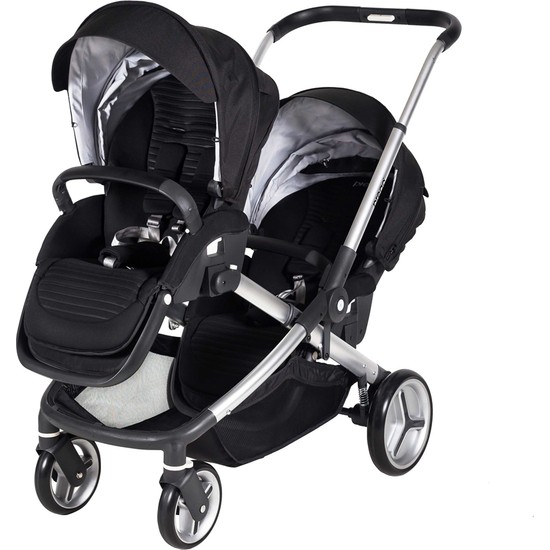 Prego 2072 İkiz Bebek Arabası Siyah Fiyatı