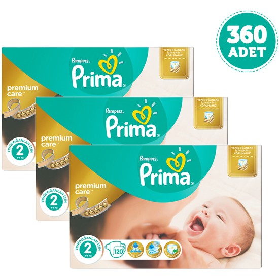 Prima Bebek Bezi Premium Care Dev Ekonomi Paketi 2 Beden 3 Fiyatı