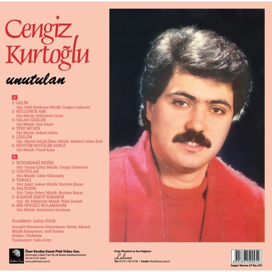 Cengiz Kurtoğlu Unutulan (Plak) Fiyatı Taksit Seçenekleri Cengiz Kurtoğlu Unutulan (Plak) Fiyatı Taksit Seçenekleri