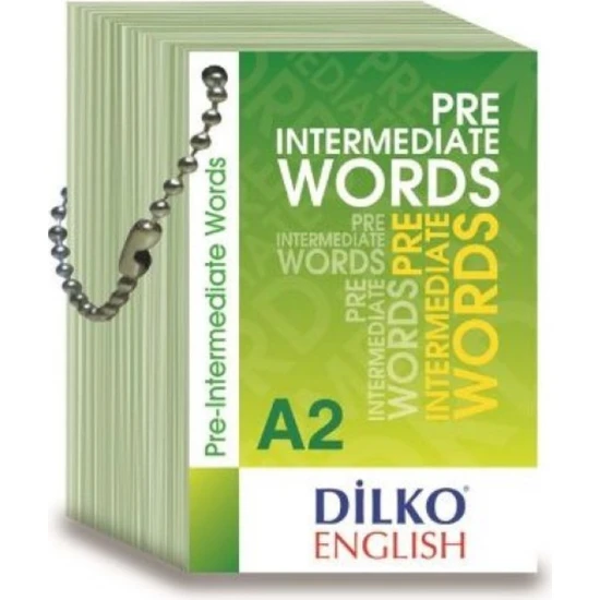 Dilko A2 Pre Intermediate Words Kelime Kartı