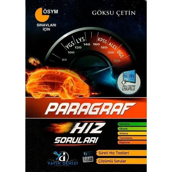 Yayın Denizi Yayınları Paragraf Hız Soruları - YGS,LYS ,ALES,DGS,KPSS