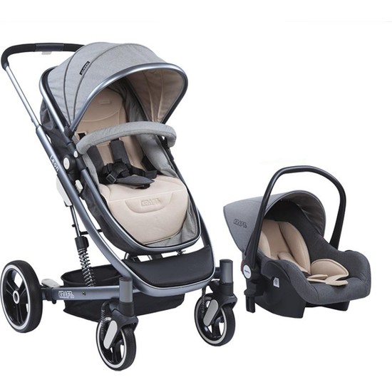 Kraft Leon Travel Sistem Bebek Arabası Gri Fiyatı