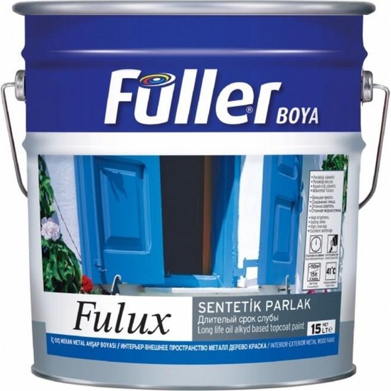 Fulux Sentetik Parlak Boya 0 25 Litre Siyah Fiyati